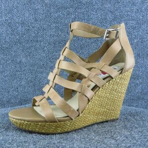 Jessica Simpson Jeyne Women Gladiator Sandal‎ Shoes Brown Leather Size 11 Medium